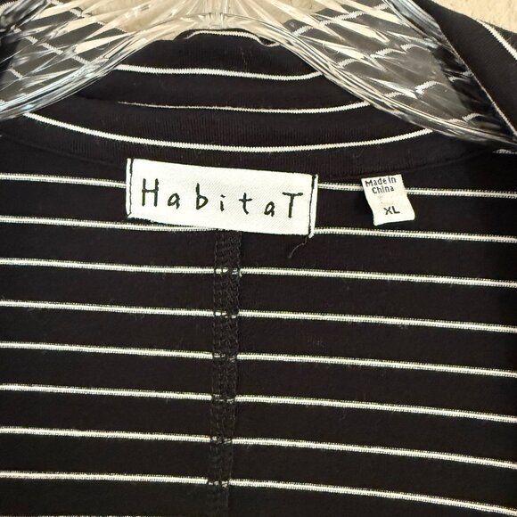 Habitat Black & White Stripe Knit Jacket – Size XL - Picture 5 of 13